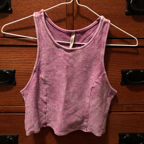 Mono B lightweight cropped racerback top - Picture 1 of 3